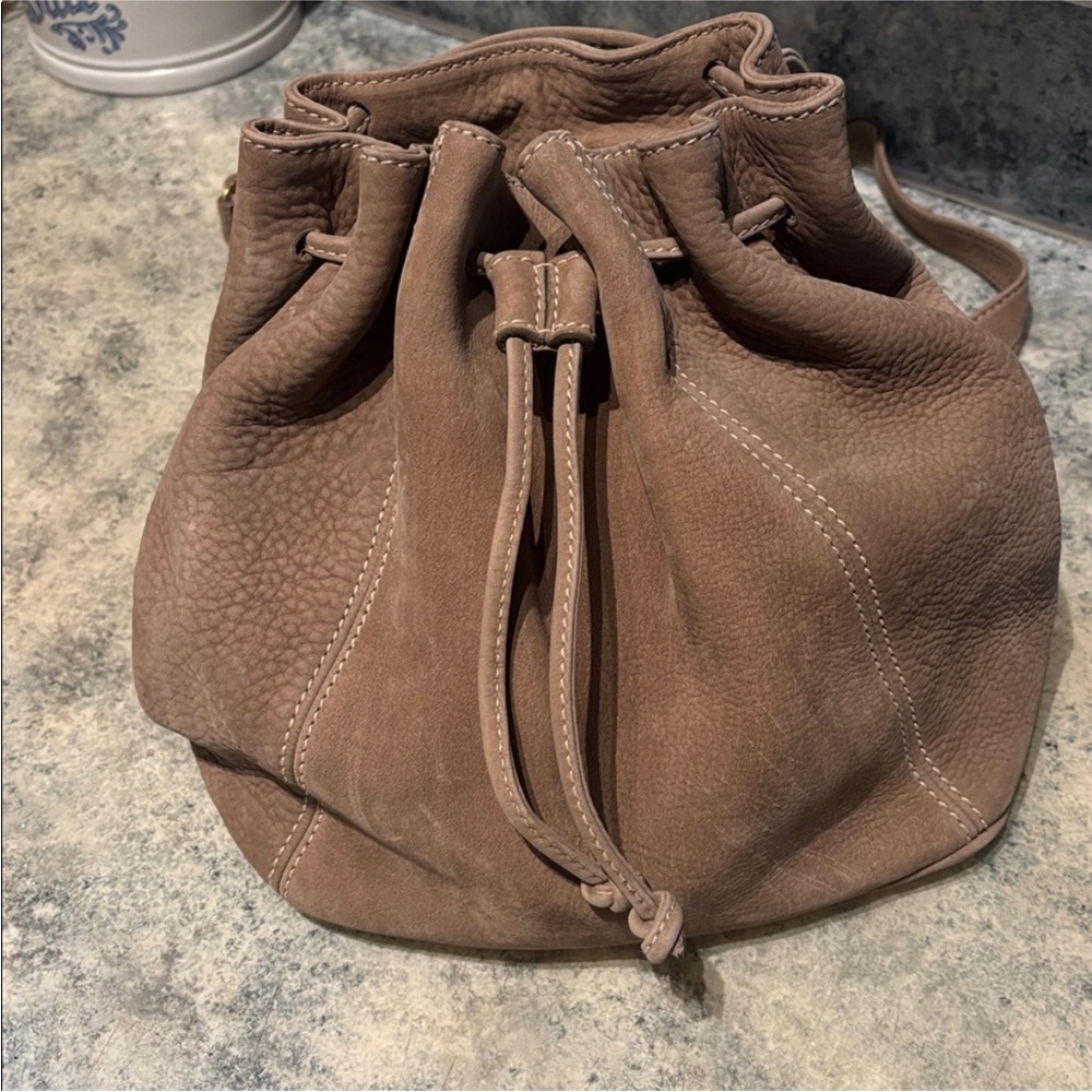 Vintage Coach Sonoma Nubuck Leather Chamois Backpack 4938. Made in Italy - Picture 10 of 13